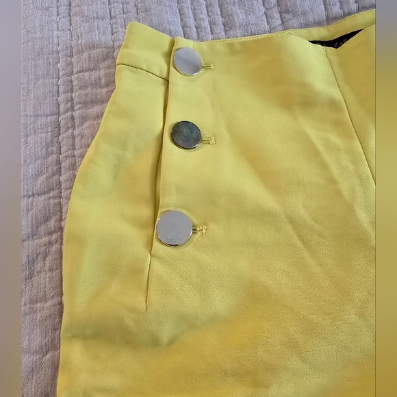 Zara Bright Yellow Pants XS - Picture 3 of 8